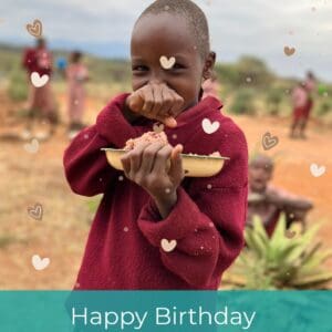 Digital birthday card "Give the gift of a school meal"